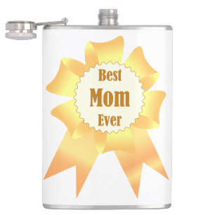 Flasques Meilleure maman jamais Golden Lauréat du prix ruba