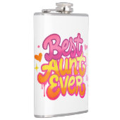 Flasques Meilleure Tante Jamais (Style 6) (Droite)