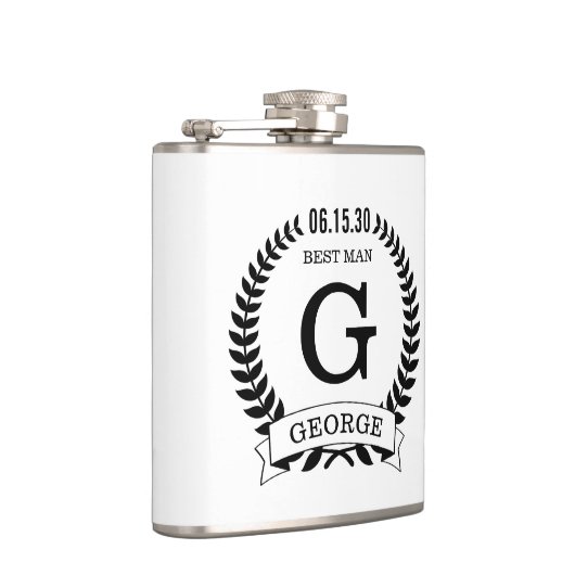 Flasques Meilleures initiales de l'homme (Droite)