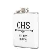 Flasques Meilleures initiales de l'homme (Gauche)