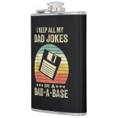 Flasques Mens Funny dad Jokes in dad-a-Base (Gauche)