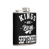 Flasques Mens Kings Sont Nés En Septembre Cadeaux Anniversa (Droite)
