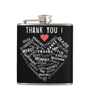 Flasques Merci - Langues multiples - Monde international -