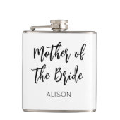 Flasques Mère de la mariée mariage noir blanc (Devant)