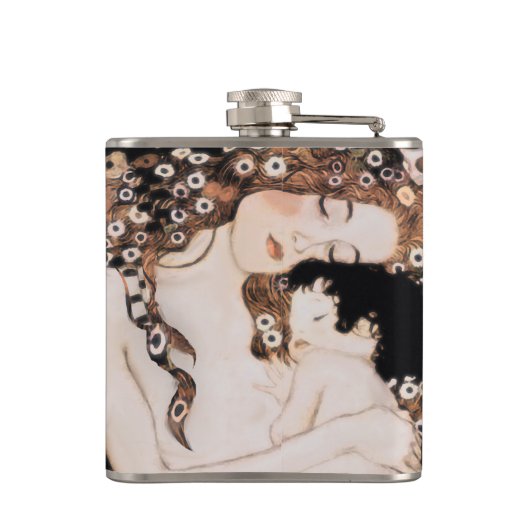 Flasques Mère et enfant Gustave Klimt (Dos)