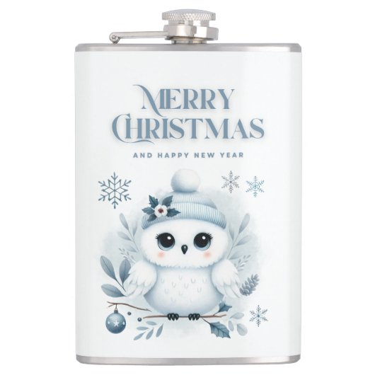 Flasques Merry Christmas Owl (Devant)