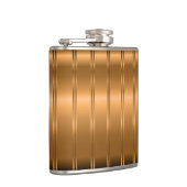 Flasques Métallurgique moderne Cuivre Tons Motif (Droite)