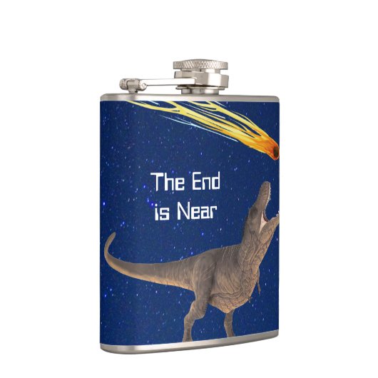 Flasques Meteor Dinosaur End Est Près D'Une Catastrophe (Droite)