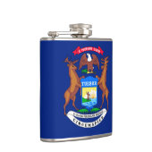 Flasques Michigan State Flag Design (Droite)