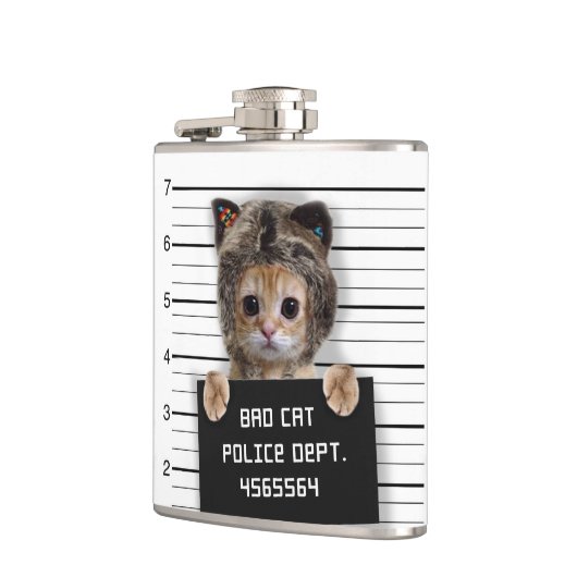 Flasques Mignonne chat mauvais garçon (Gauche)