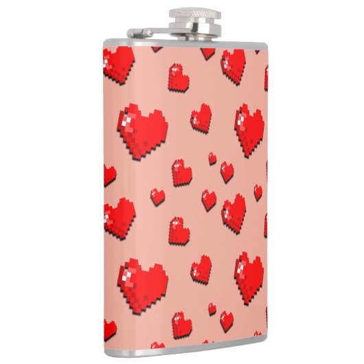 Flasques Mikitiez coeur rose selfloe june gemini (Droite)