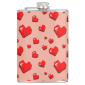 Flasques Mikitiez coeur rose selfloe june gemini (Devant)