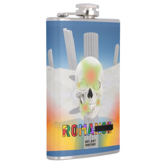 Flasques Mikitiez Dreamer crâne tatto arc-en-ciel plage ros (Droite)