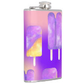 Flasques Mikitiez été arc-en-ciel popsicle or violet (Droite)