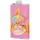 Flasques Mikitiez été en peluche d'ours gelée feu de vin ro (Gauche)