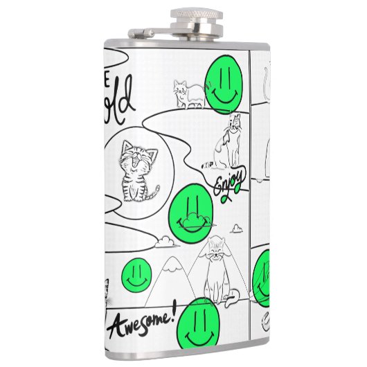 Flasques Mikitiez meow été fêter plage (Droite)