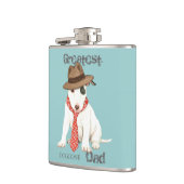 Flasques Miniature Bull Terrier Papa (Gauche)