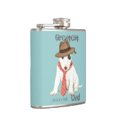 Flasques Miniature Bull Terrier Papa (Droite)