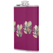 Flasques Minimal Botanical Leaf Pattern (Gauche)