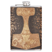 Flasques Mjolnir, marteau de Thor (Devant)