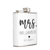 Flasques Mme Elegant Nom personnalisé Mariage Nouveau cadea (Droite)