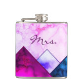 Flasques Mme Rainbow Marble Mountains Color Block Personnal (Devant)