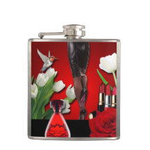 Mode fille rouge et noire