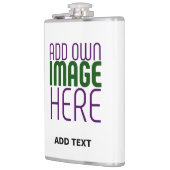 FLASQUES MODÈLE DE TEXTE D'IMAGE BLANCHE SIMPLE MODERNE (Gauche)