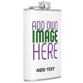 FLASQUES MODÈLE DE TEXTE D'IMAGE BLANCHE SIMPLE MODERNE (Droite)