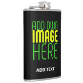 FLASQUES MODÈLE DE TEXTE D'IMAGE NOIRE SIMPLE ET MODERNE (Droite)