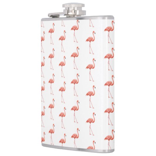 Flasques Modèle Flamingo rose féminin (Gauche)