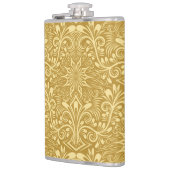 Flasques Modèle Floral Baroque Damas d'or (Gauche)