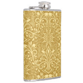 Flasques Modèle Floral Baroque Damas d'or (Droite)