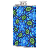 Flasques Modèle Floral bleu Abstrait (Gauche)