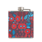 Flasques Modèle floral de Doodle (Dos)