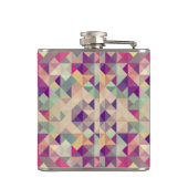 Flasques Modèle géométrique de hippies vintages (Dos)