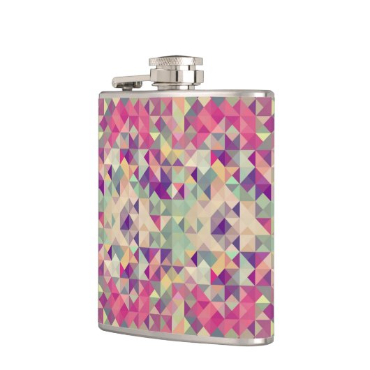 Flasques Modèle géométrique de hippies vintages (Gauche)