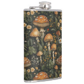 Flasques Modèle sans couture de jardin de champignons vinta (Droite)