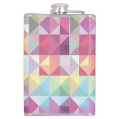 Flasques Modern Earthtone Geometric Pattern With Name (Dos)