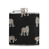 Flasques Modern Jungle Leopard Animals Black Pattern (Devant)