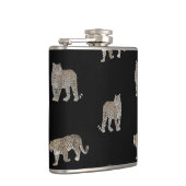 Flasques Modern Jungle Leopard Animals Black Pattern (Droite)