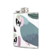 Flasques Modern Parrots Tropical Pattern  (Gauche)