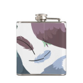 Flasques Modern Parrots Tropical Pattern  (Dos)