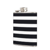 Flasques Moderne Chic Noir Et Blanc Gratté (Gauche)