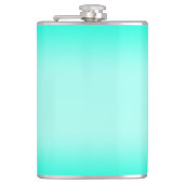 Flasques Moderne dégradé vert Aquarelle nature motif (Devant)