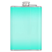 Flasques Moderne dégradé vert Aquarelle nature motif (Dos)