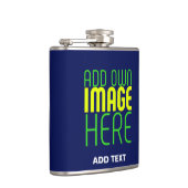 FLASQUES MODERNE ÉDITABLE CUTE MARINE BLEU IMAGE MODÈLE TEX (Droite)