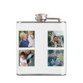 Flasques Moderne Meilleur Papa Jamais Quatre Photo (Dos)