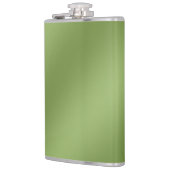 Flasques Moderne mignon Solide dégradé vert motif d'onde (Gauche)