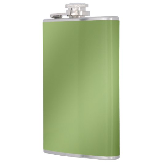 Flasques Moderne mignon Solide dégradé vert motif d'onde (Gauche)